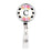 Retractable Badge Reel Holder With Clip, Modern Floral Stripes Monogram-Set of 1-Andaz Press-C-