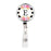 Retractable Badge Reel Holder With Clip, Modern Floral Stripes Monogram-Set of 1-Andaz Press-E-