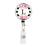 Retractable Badge Reel Holder With Clip, Modern Floral Stripes Monogram-Set of 1-Andaz Press-L-