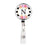 Retractable Badge Reel Holder With Clip, Modern Floral Stripes Monogram-Set of 1-Andaz Press-N-
