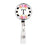Retractable Badge Reel Holder With Clip, Modern Floral Stripes Monogram-Set of 1-Andaz Press-T-