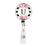 Retractable Badge Reel Holder With Clip, Modern Floral Stripes Monogram-Set of 1-Andaz Press-U-