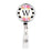 Retractable Badge Reel Holder With Clip, Modern Floral Stripes Monogram-Set of 1-Andaz Press-W-