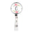 Retractable Badge Reel Holder With Clip, Monogram Blush Pink And Cream Flowers-Set of 1-Andaz Press-A-