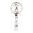 Retractable Badge Reel Holder With Clip, Monogram Blush Pink And Cream Flowers-Set of 1-Andaz Press-A-