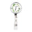 Retractable Badge Reel Holder With Clip, Monogram Eucalyptus Greenery-Set of 1-Andaz Press-A-
