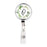 Retractable Badge Reel Holder With Clip, Monogram Eucalyptus Greenery-Set of 1-Andaz Press-A-