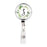 Retractable Badge Reel Holder With Clip, Monogram Eucalyptus Greenery-Set of 1-Andaz Press-S-