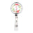 Retractable Badge Reel Holder With Clip, Monogram Wild Garden Floral-Set of 1-Andaz Press-A-