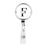 Retractable Badge Reel Holder With Clip, Roses Floral Monogram-Set of 1-Andaz Press-A-