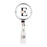 Retractable Badge Reel Holder With Clip, Roses Floral Monogram-Set of 1-Andaz Press-E-