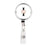 Retractable Badge Reel Holder With Clip, Roses Floral Monogram-Set of 1-Andaz Press-I-
