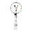 Retractable Badge Reel Holder With Clip, Roses Floral Monogram-Set of 1-Andaz Press-Y-