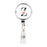 Retractable Badge Reel Holder With Clip, Roses Floral Monogram-Set of 1-Andaz Press-Z-