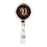 Retractable Badge Reel Holder With Clip, Rustic Wood Monogram-Set of 1-Andaz Press-A-