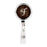 Retractable Badge Reel Holder With Clip, Rustic Wood Monogram-Set of 1-Andaz Press-A-