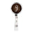Retractable Badge Reel Holder With Clip, Rustic Wood Monogram-Set of 1-Andaz Press-A-