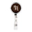 Retractable Badge Reel Holder With Clip, Rustic Wood Monogram-Set of 1-Andaz Press-A-