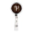 Retractable Badge Reel Holder With Clip, Rustic Wood Monogram-Set of 1-Andaz Press-A-