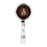 Retractable Badge Reel Holder With Clip, Rustic Wood Monogram-Set of 1-Andaz Press-A-