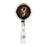 Retractable Badge Reel Holder With Clip, Rustic Wood Monogram-Set of 1-Andaz Press-A-