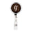 Retractable Badge Reel Holder With Clip, Rustic Wood Monogram-Set of 1-Andaz Press-G-
