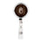 Retractable Badge Reel Holder With Clip, Rustic Wood Monogram-Set of 1-Andaz Press-O-