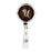Retractable Badge Reel Holder With Clip, Rustic Wood Monogram-Set of 1-Andaz Press-U-