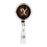 Retractable Badge Reel Holder With Clip, Rustic Wood Monogram-Set of 1-Andaz Press-X-
