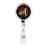 Retractable Badge Reel Holder With Clip, Rustic Wood Monogram-Set of 1-Andaz Press-A-