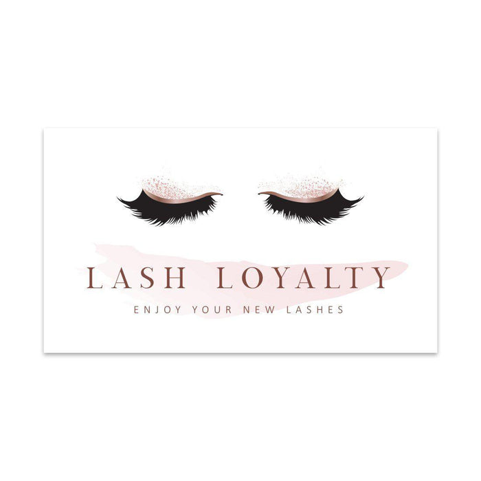 Reward Punch Cards, Loyalty Cards for Small Business Customers, Incentive Award Cards for Class-Set of 100-Andaz Press-Lash Loyalty-