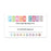 Reward Punch Cards, Loyalty Cards for Small Business Customers, Incentive Award Cards for Class-Set of 100-Andaz Press-Rainbow Square-
