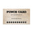 Reward Punch Cards, Loyalty Cards for Small Business Customers, Incentive Award Cards for Class-Set of 100-Andaz Press-Vintage Kraft Brown-