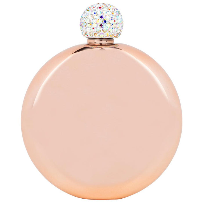 Rhinestone Flasks-Set of 1-Andaz Press-Set of 1-Matte White-