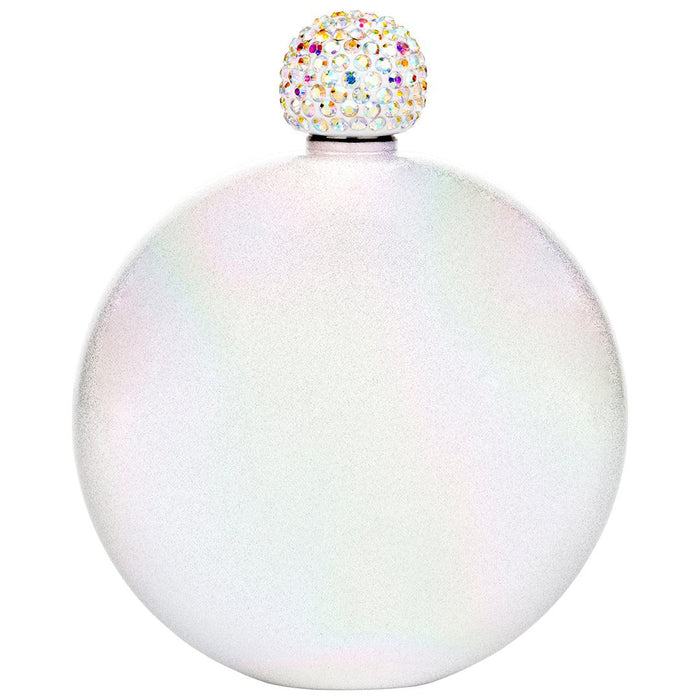 Rhinestone Flasks-Set of 1-Andaz Press-Set of 1-Matte White-