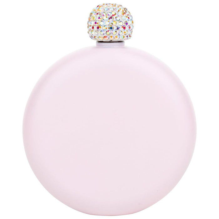 Rhinestone Flasks-Set of 1-Andaz Press-Set of 1-Matte White-