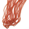 Rose Gold Party Bead Necklaces, Shiny Metallic Copper Champagne Themed Anniversary-Set of 12-Andaz Press-Rose Gold-