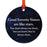 Round Metal Christmas Ornament Long Distance Friendship Gift-Set of 1-Andaz Press-Sorority Sister-