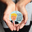 Round Natural Wood MDF Christmas Ornament, Funny President Donald Trump, Family Members MAGA Design 2-Set of 1-Andaz Press-Great Grandpa-