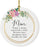 Round Porcelain Christmas Tree Ornament, Thank You-Set of 1-Andaz Press-Mom As I Say I Do-