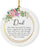 Round Porcelain Christmas Tree Ornament, Thank You-Set of 1-Andaz Press-Mom As I Say I Do-