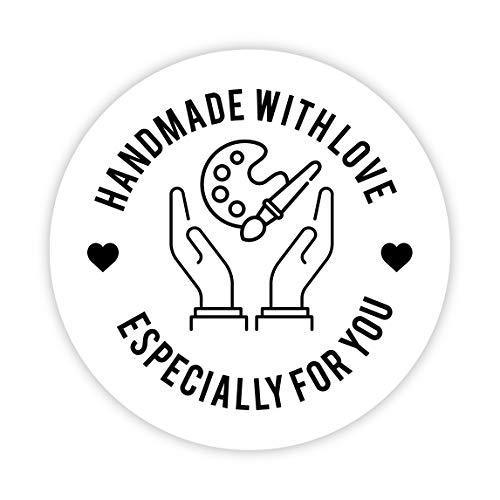 Round Small Business Sticker Labels 120-Pack-set of 120-Andaz Press-Watercolor Pink Thank You for Supporting My Small Business-