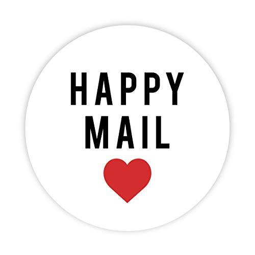Round Small Business Sticker Labels 120-Pack-set of 120-Andaz Press-Happy Mail-