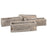 Rustic Rectangular Wood Vase-Set of 4-Koyal Wholesale-12" x 4" x 4"-