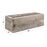 Rustic Rectangular Wood Vase-Set of 4-Koyal Wholesale-12" x 4" x 4"-