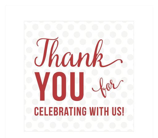 Sail Away Nautical Birthday Square Gift Labels-Set of 40-Andaz Press-Let's Sail-abrate-