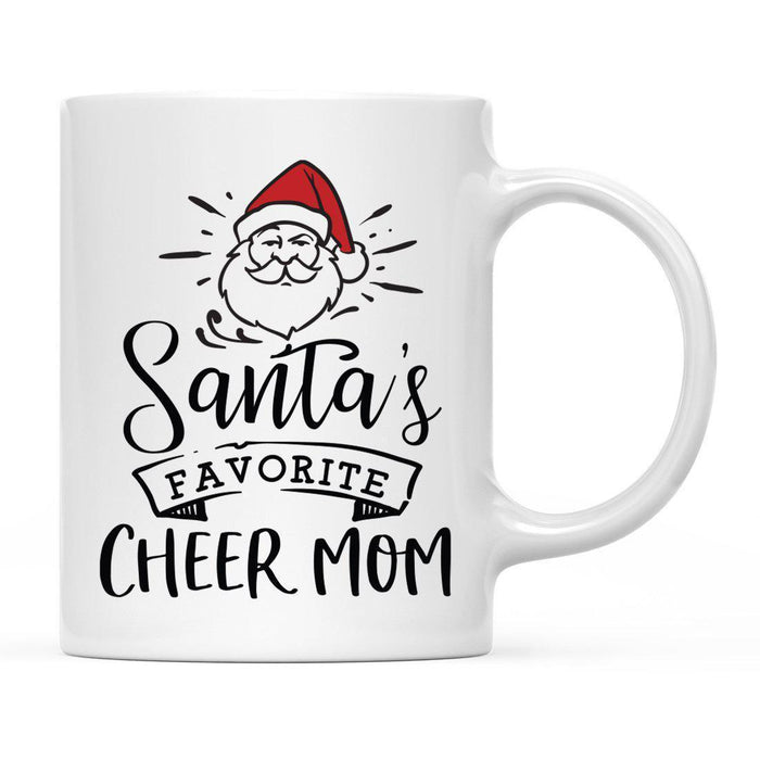 Santa Favorite Mom Dad Ceramic Coffee Mug-Set of 1-Andaz Press-Army Dad-