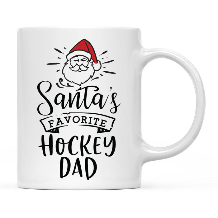 Santa Favorite Mom Dad Ceramic Coffee Mug-Set of 1-Andaz Press-Army Dad-