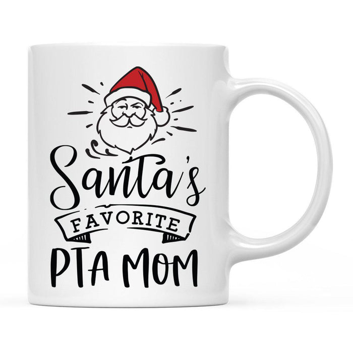 Santa Favorite Mom Dad Ceramic Coffee Mug-Set of 1-Andaz Press-Army Dad-
