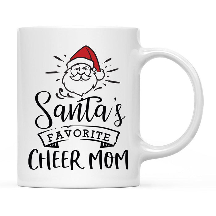 Santa Favorite Mom Dad Ceramic Coffee Mug-Set of 1-Andaz Press-Cheer Mom-